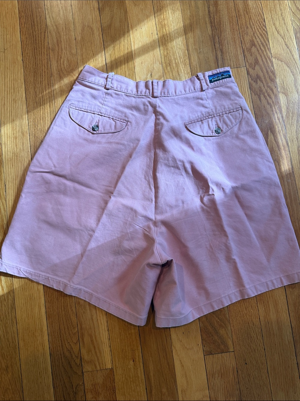 Patagonia Women's salmon Pink Cotton Bermuda Shorts